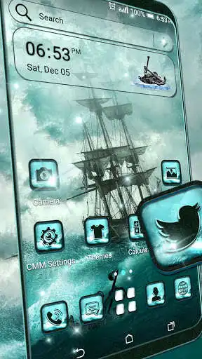 Play Ship in Storm Launcher Theme  and enjoy Ship in Storm Launcher Theme with UptoPlay