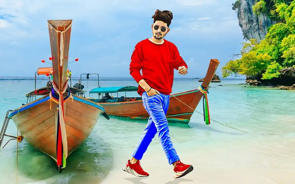 Play Ship photo editor beach frames  and enjoy Ship photo editor beach frames with UptoPlay