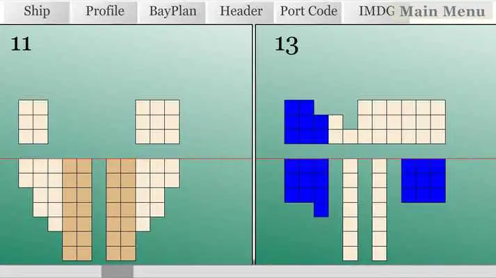 Play Ships Container Bayplan