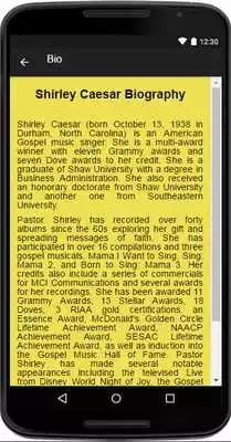 Play Shirley Caesar MusicLyrics