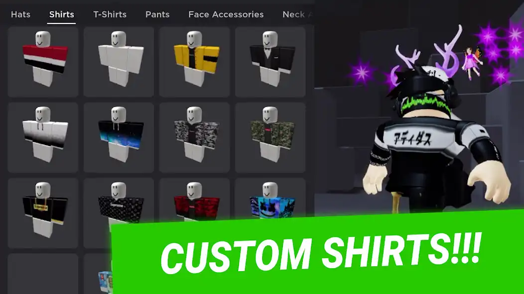Play Shirts for Roblox as an online game Shirts for Roblox with UptoPlay