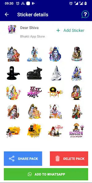 Play Shiva Stickers Maker  Themes as an online game Shiva Stickers Maker  Themes with UptoPlay
