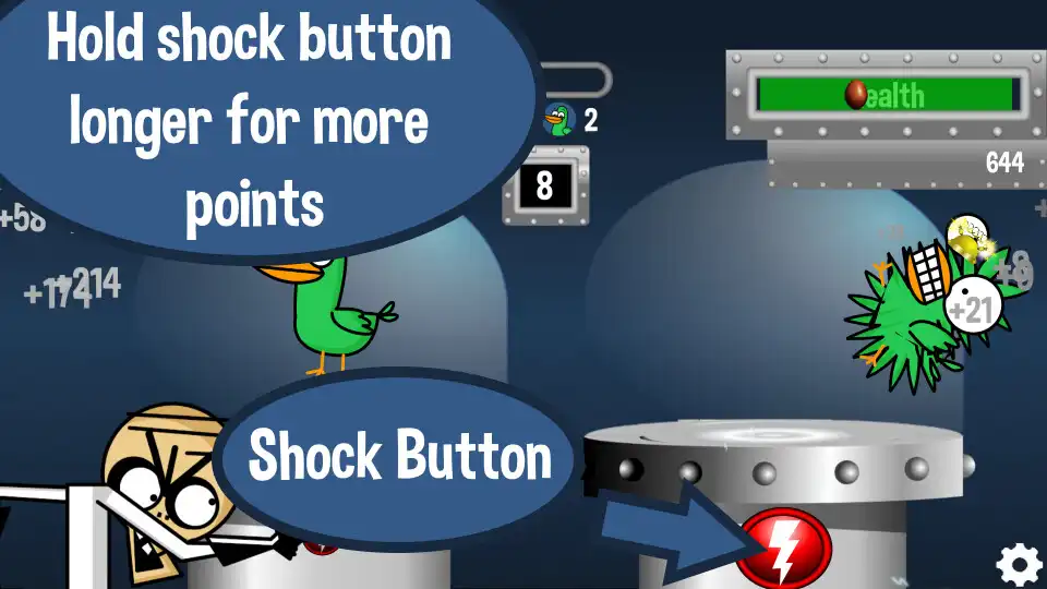 Play Shock a Real Live Bird! as an online game Shock a Real Live Bird! with UptoPlay