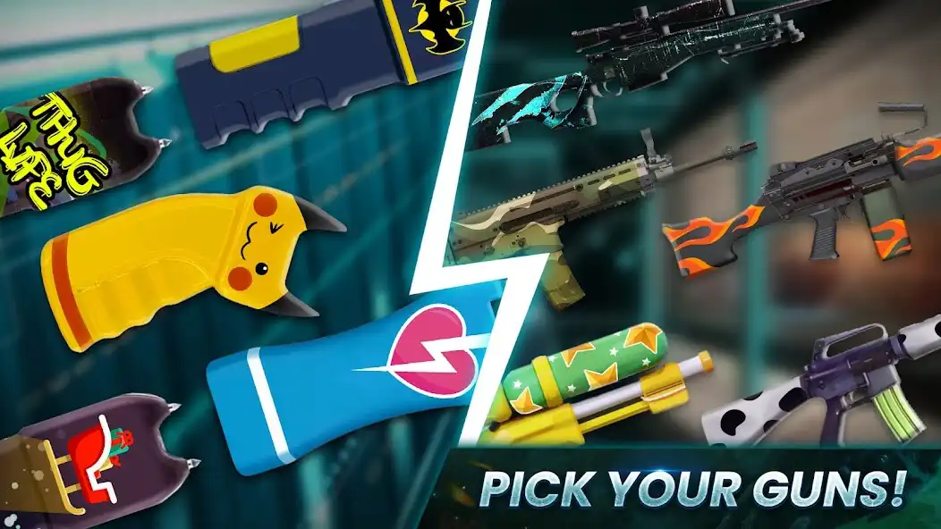 Play Shock Taser Prank Simulator as an online game Shock Taser Prank Simulator with UptoPlay
