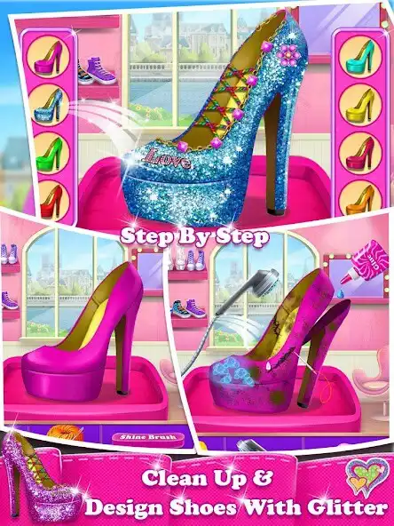 Play Shoe Fashion Designer Studio Games for Girls  Boy as an online game Shoe Fashion Designer Studio Games for Girls  Boy with UptoPlay