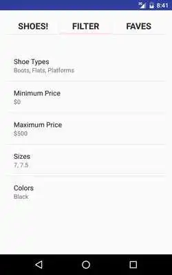 Play Shoe Shopping App Play Shoe Shopping App