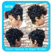 Free play online Shoirt Hairstyle for Black Women APK