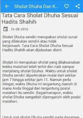 Play Sholat Dhuha Dan Keutamaannya