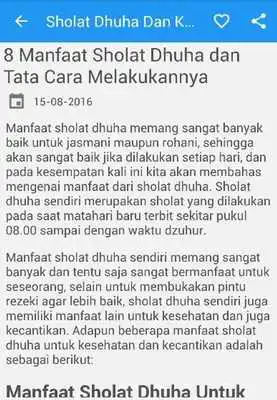 Play Sholat Dhuha Dan Keutamaannya