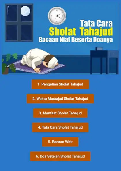 Play Sholat Tahajud Terbaru 2023  and enjoy Sholat Tahajud Terbaru 2023 with UptoPlay