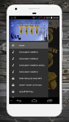 Play APK Sholawat Hadroh Terlengkap  and enjoy Sholawat Hadroh Terlengkap with UptoPlay com.andromo.dev585695.app710153