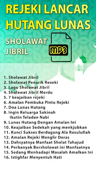 Play Sholawat Jibril Penarik Rejeki as an online game Sholawat Jibril Penarik Rejeki with UptoPlay