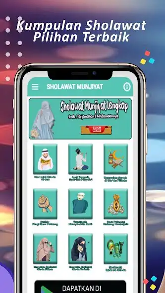Play Sholawat Munjiyat Lirik Merdu as an online game Sholawat Munjiyat Lirik Merdu with UptoPlay