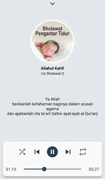 Play Sholawat Pengantar Tidur Bayi  and enjoy Sholawat Pengantar Tidur Bayi with UptoPlay