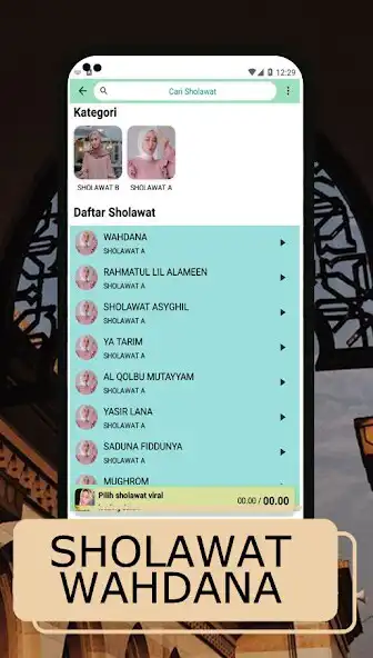 Play Sholawat Wahdana Offline Lirik  and enjoy Sholawat Wahdana Offline Lirik with UptoPlay