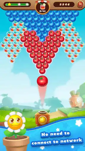 Play Shoot Bubble - Fruit Splash as an online game Shoot Bubble - Fruit Splash with UptoPlay