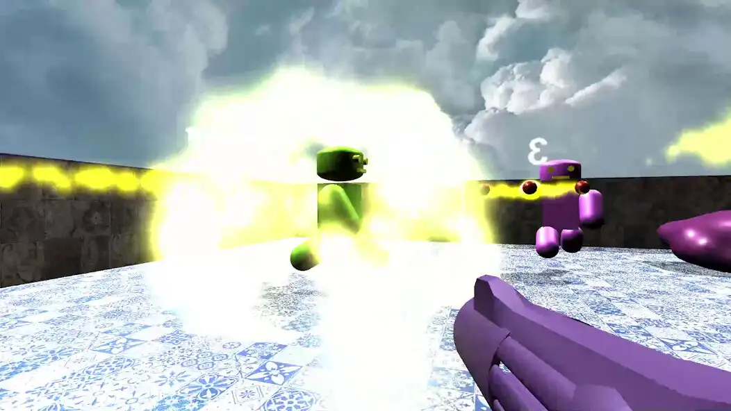 Play Shooter battle robots - attack as an online game Shooter battle robots - attack with UptoPlay