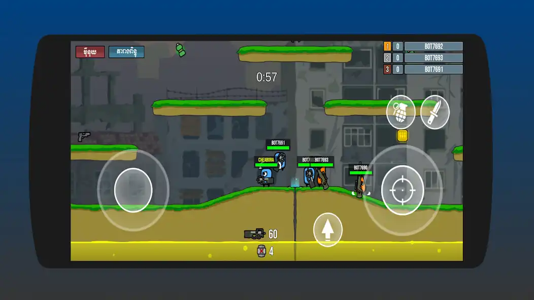Play Shooter For Survival - Khmer Game as an online game Shooter For Survival - Khmer Game with UptoPlay