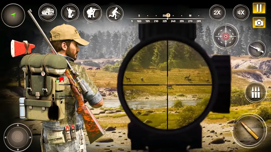 Play Shooting Animal Hunter Game 3D as an online game Shooting Animal Hunter Game 3D with UptoPlay