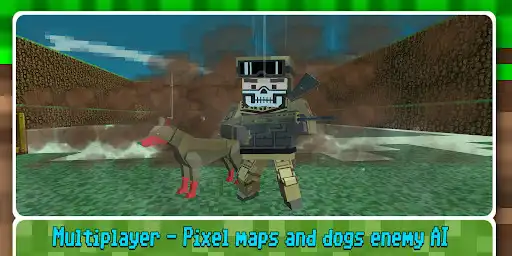 Play Shooting Blocky Combat Swat GunGame Survival as an online game Shooting Blocky Combat Swat GunGame Survival with UptoPlay