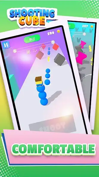 Play Shooting Cube - Parkour Ball as an online game Shooting Cube - Parkour Ball with UptoPlay