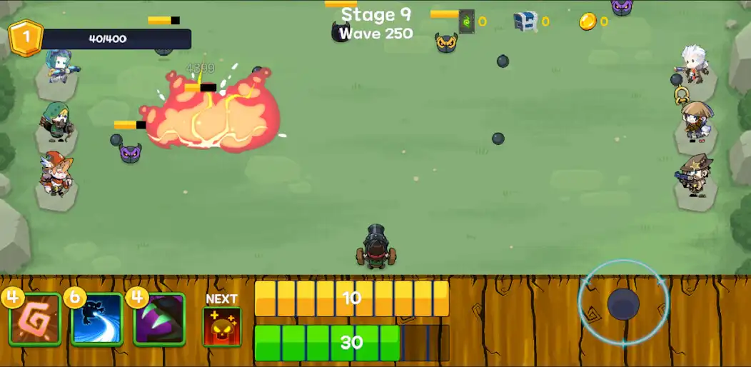 Play Shooting Defenders as an online game Shooting Defenders with UptoPlay