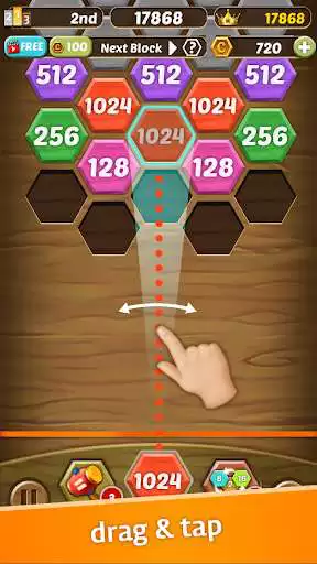 Play Shoot Number 2048 as an online game Shoot Number 2048 with UptoPlay
