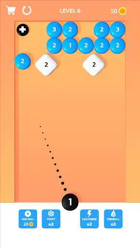 Play SHOOTY - Bricks n balls as an online game SHOOTY - Bricks n balls with UptoPlay