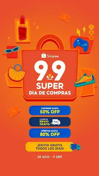 Play Shopee CO: 9.9 Día de Compras as an online game Shopee CO: 9.9 Día de Compras with UptoPlay