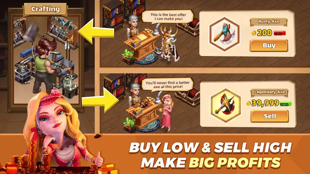Play Shop Legends: Tycoon RPG as an online game Shop Legends: Tycoon RPG with UptoPlay