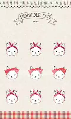 Play Shopper Holic cats(red check) Play Shopper Holic cats(red check)