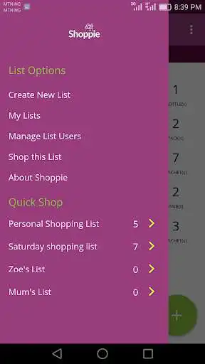 Play Shoppie - Shopping Lists & Sharing as an online game Shoppie - Shopping Lists & Sharing with UptoPlay