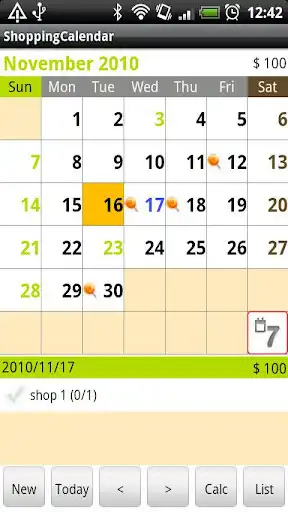Play ShoppingCalendar Free  and enjoy ShoppingCalendar Free with UptoPlay