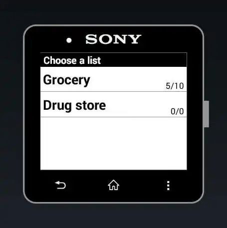 Play APK Shopping List for SmartWatch 2  and enjoy Shopping List for SmartWatch 2 with UptoPlay eu.sobtex.shoppinglist