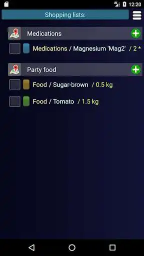Play Shopping list Lt.