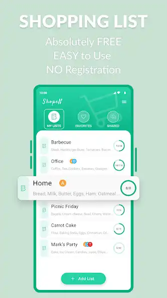 Play Shopping list - ShopeN  and enjoy Shopping list - ShopeN with UptoPlay