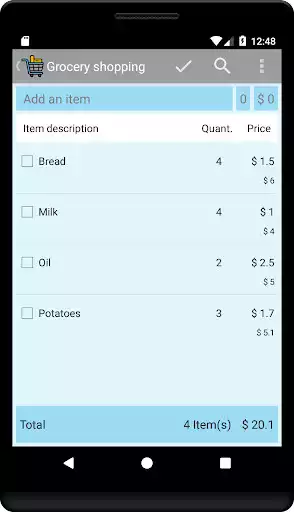 Play Shopping list - shopping list multiple as an online game Shopping list - shopping list multiple with UptoPlay