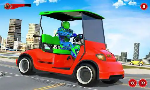 Play Shopping Mall Taxi Car Driving as an online game Shopping Mall Taxi Car Driving with UptoPlay