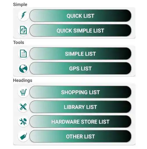 Play Shopping - Memory Lists