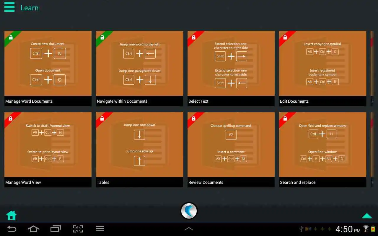 Play Shortcuts for MS Office 2013
