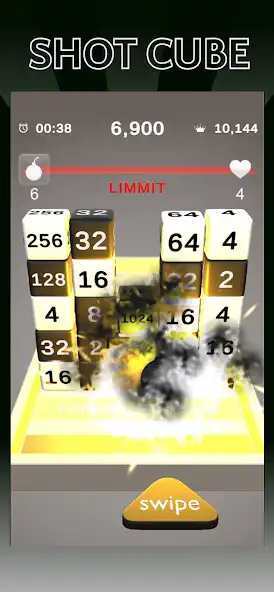 Play SHOT CUBE : 3D Brain training as an online game SHOT CUBE : 3D Brain training with UptoPlay