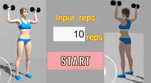 Play Shoulder Press, Fitness app Muscle Training  and enjoy Shoulder Press, Fitness app Muscle Training with UptoPlay
