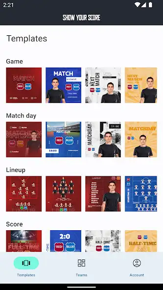 Play Show Your Score: Soccer Lineup  and enjoy Show Your Score: Soccer Lineup with UptoPlay