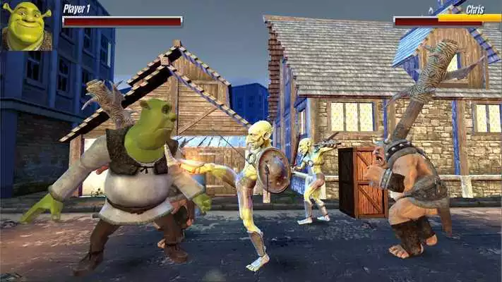 Play Shrek Street Brawl Fight