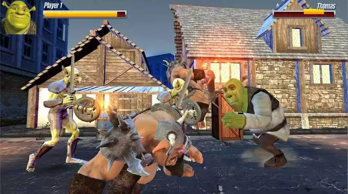 Play Shrek Street Brawl Fight