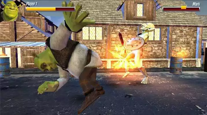 Play Shrek Street Brawl Fight