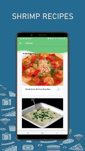 Play Shrimp Recipes-Easy and Delici as an online game Shrimp Recipes-Easy and Delici with UptoPlay