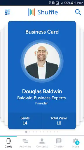 Play Shuffle - Digital Business Card  and enjoy Shuffle - Digital Business Card with UptoPlay