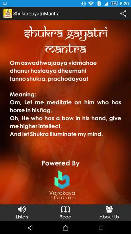 Play Shukra Gayatri Mantra
