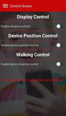 Play Shut Off Screen
